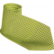 Corbata 100% seda estampada,firma " LAMBERTTI Italy",verde